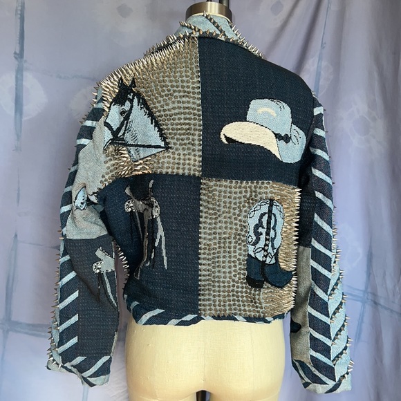 One of a kind studded western jacket - Picture 5 of 6